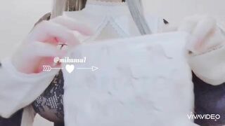 Mikansui Asian Hottie Exposing her Juicy Boobs Video