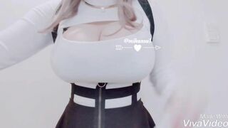 Mikansui Asian Hot Big Titty Babe Exposing Boobs On Cam Video