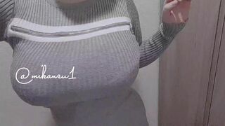 Mikansui Busty Asian Babe Loves Showing Off Her Big Boobs Video