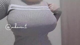 Mikansui Busty Asian Babe Loves Showing Off Her Big Boobs Video