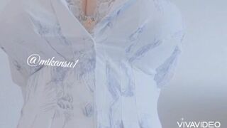 Mikansui Asian Slut Loves Flashing Her Boobs on Cam Video