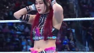 IYO SKY Hot Asian In Smackdown Ring Video