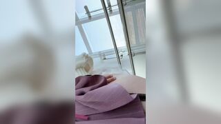 Lenfried Asian Cutie Showing Her Red Panties In a Public building Video