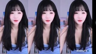 Han Jina Sexy Korean Asian In Blue Dancing Afreecatv Video