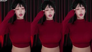 Haru Dancing While Flashing Her Big Boobs Afreecatv Video