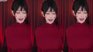 Haru Korean Hottie Showing off her Hot Dress While Dancing Afrecatv Video