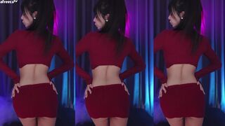 Haru With Juicy Curvy Booty Shakes It On Cam And Flashing Big Boobs When Dancing Afreecatv Video