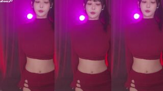 Haru Hot Korean Shows off Boobs and Curvy Booty on Cam Afreecatv Video