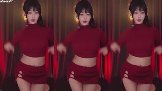 Haru Hot Korean Shows off Boobs and Curvy Booty on Cam Afreecatv Video