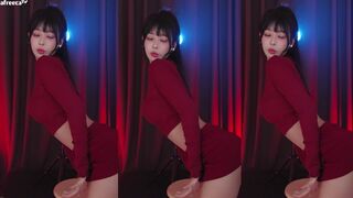 Haru Hot Korean Shows off Boobs and Curvy Booty on Cam Afreecatv Video