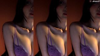 Unina__ Teasing Her Big Tits With Oil And Touching Them Teasing AfreecaTV Video