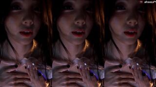 Unina__ Teasing Her Big Tits With Oil And Touching Them Teasing AfreecaTV Video