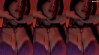 Unina__ Bounded And Teasing Her Tits With Oil While Dancing AfreecaTV Video