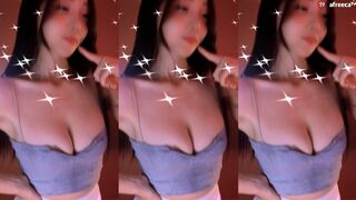 Unina With Big Boobs Flashing Them WHile Dancing Afreecatv Video