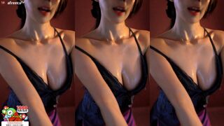 Unina In a Sexy Night Dress Shows Her Booty While Dancing Afreecatv Video