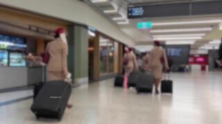 Dududown2ride Hot Air Hostess Gets Her Pussy Rammed Hard After Coming Home Video