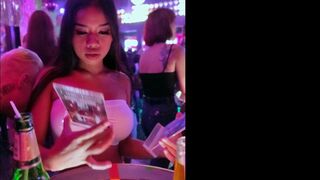 Pattaya Star Hot Asian In a Seethrough Exposing her big tits in a Party Onlyfans Video