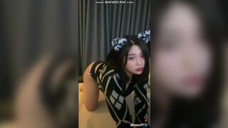 Korean Naxttyy1358 Exposing her Sexy Booty While Shaking Afreecatv Video