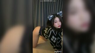 Korean Naxttyy1358 Exposing her Sexy Booty While Shaking Afreecatv Video
