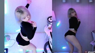 Korean Naxttyy1358 Chubby Asian Dancing While Showing off booty Afreecatv Video