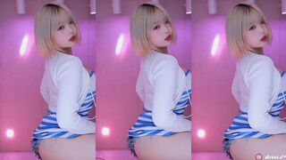 Korean Naxttyy1358 Korean Blondie Loves Exposing her Bubblebutt booty Afreecatv Video