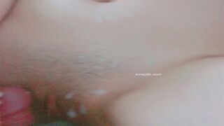 Nyako__Erina Gets a huge Cumload On her Stomach After Getting Fucked Hard By Bf Video