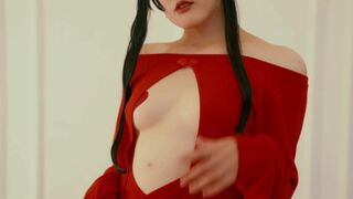 Natsuko Reveals Her Pussy While Touching Her Body Softly Video