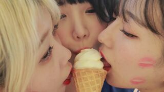 Ad1yn2 Adilyn Horny Lesbians Teasing While Licking Ice Cream Video