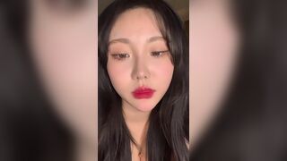 Sejinming Big Boobs Teasing While Wearing Lingerie On Live Stream Video