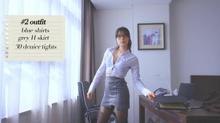 Auddk Cute Asian babe In Glasses Showing Off Her Sexy Dresses On Cam VIdeo