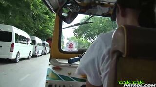 TukTuk Patrol Horny Thai Girl Gets Her Pussy Teased and Licked Hard and Pounded Hard On It Video