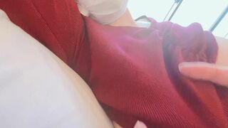 Mochipaipai Busty Asian Got her Huge Boobs Teased and Squeezed Video