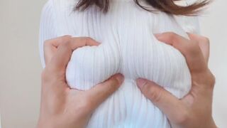 Mochipaipai Tied Down To Chair And Tickle Her Nipples While Squeezing Them Video