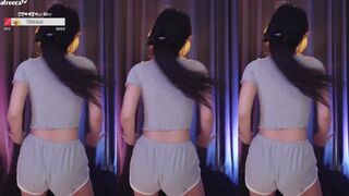 Haru Asian Dancing While Shaking Hot Booty Afreecatv Video