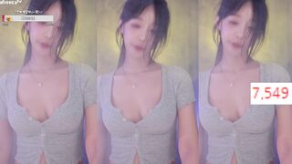 Haru Amazing Asian Loves Dancing On Live Afreecatv Video