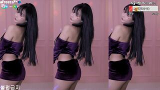 Haru Cute Babe Hot And Sexy Dance While Wearing Mini Skirt Afreecatv Video