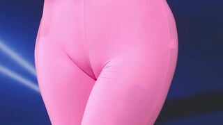 Sexy Asian In Leggings Exposing Tight Pussy Umc Model Video