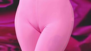 Sexy Asian In Leggings Exposing Tight Pussy Umc Model Video