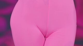 Asian In Pink Leggings Shows Off Pussy Umc Model Video