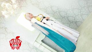 Ringo Mitsuki Cosplay Queen Nude Boobs Teasing With Pussy And Fucked While Tied Down Video