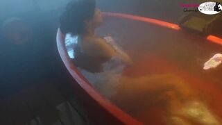 Unagichan Hot Water Bath While Fully Naked And Scrubbing Body Video