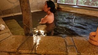 Unagichan Fully Naked In Hot Bathtub And Teasing With Tits Video