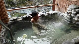 Unagichan Gets Naked And Bathing While Touching Tits Video