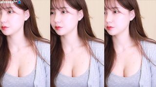 Naughty Slut Shaking Booty And Dancing Whle Stream AfreecaTV Video