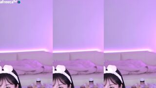 Naughty Model Yena1002 Squeezing Tits While Dancing AfreecaTV Video