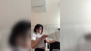 Yena1002 Teases With Her Round Tits And Thick Ass While Wearing Seethrough Video