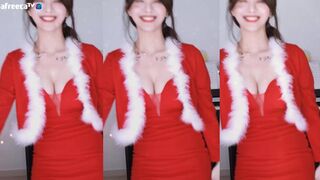 Mimojoo Teasing Her Big Boobs And Hot Thighs While Dancing AfreecaTV Video