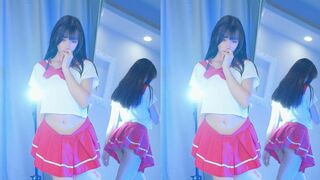 Niantutu Removes Her Clothes While Dancing And Touching Nude Tits With Pussy Video