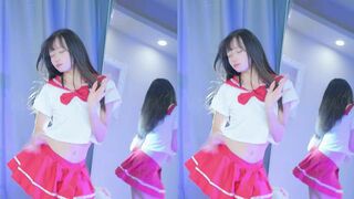 Niantutu Removes Her Clothes While Dancing And Touching Nude Tits With Pussy Video