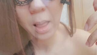 Hime Lovely Spitting Licking And Kissing A Glass Teasing Video